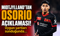 Midtjylland'tan Osorio açıklaması! Uygun şartları sunduğunda...