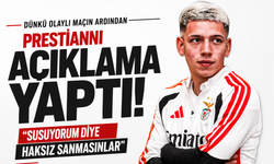 Dünkü olaylı maçın ardından Prestianni açıklama yaptı! “Susuyorum diye haksız sanmasınlar”