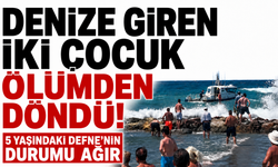 Boğulma tehlikesi geçiren iki çocuk tedavi altına alındı...