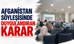 Afganistan söyleşisinde duygulandıran karar!