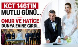 KCT 1461’in mutlu günü! Onur ve Hatice dünya evine girdi