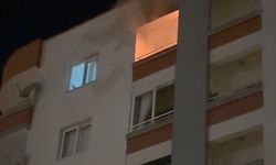 Balkonda tüp patladı, yangın çıktı
