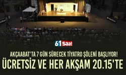 Akçaabat'ta 7 gün sürecek tiyatro şöleni başlıyor! Ücretsiz ve her akşam 20.15'te