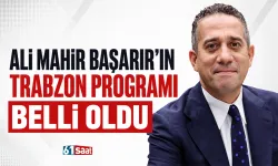 Ali Mahir Başarır'ın Trabzon programı belli oldu