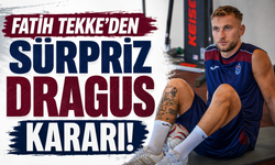 Trabzonspor’da Fatih Tekke’den sürpriz Draguş kararı