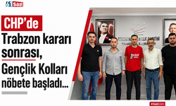 CHP’de Trabzon kararı sonrası, Gençlik Kolları nöbete başladı…