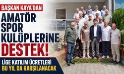 Başkan Kaya'dan amatör spor kulüplerine destek! Lige katılım ücretleri bu yıl da karşılanacak