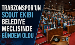 Trabzonspor'un scout ekibi belediye meclisinde gündem oldu!