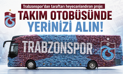 Trabzonspor'dan taraftarı heyecanlandıran proje: Takım otobüsünde yerinizi alın!
