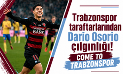 Trabzonspor taraftarlarından Dario Osorio çılgınlığı!