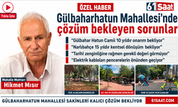 Hikmet Mısır“Tarihî cami 10 yıldır onarılmayı bekliyor”
