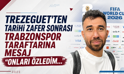 Trezeguet’ten tarihi maç sonrası Trabzonspor taraftarına mesaj: “Onları çok özledim”