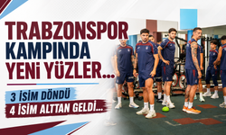 Trabzonspor’un antrenmanında yeni yüzler! 3 isim döndü, 4 isim alttan geldi