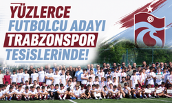 Yüzlerce futbolcu adayı Trabzonspor tesislerinde