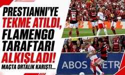 Prestianni’ye tekme atıldı, Flamengo taraftarı alkışladı! Maçta ortalık karıştı...