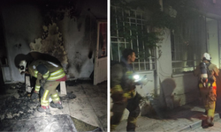 İskenderun’da ev alevlere teslim oldu