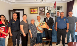Yeni kaymakamın ilk durağı şehit evi oldu