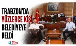 Trabzon'da yüzlerce kişi belediyeye geldi