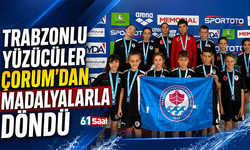 Trabzonlu yüzücüler Çorum’dan madalyalarla döndü
