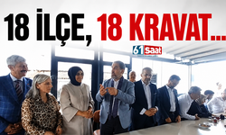 Trabzon'da 18 ilçe 18 kravat hikayesi