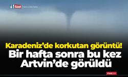 Karadeniz’de korkutan görüntü! Bir hafta sonra bu kez Artvin’de görüldü
