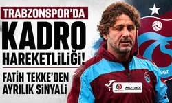 Trabzonspor’da kadro hareketliliği! Fatih Tekke’den ayrılık sinyali