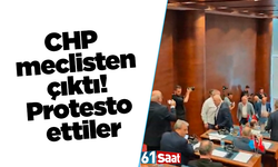 CHP meclisten çıktı! Protesto ettiler