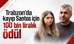 Trabzon’da kayıp Santos için 100 bin liralık ödül
