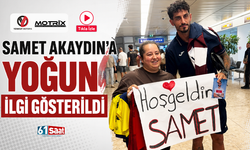 Samet Akaydın'a yoğun ilgi gösterildi