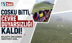 Coşku Bitti, Çevre Duyarsızlığı Kaldı! Belediye öncesinde dağıtmıştı ama...