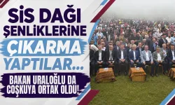 Sis Dağı Şenliklerine çıkarma yaptılar... Bakan Uraloğlu da katıldı