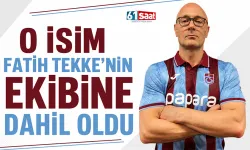O isim Fatih Tekke’nin ekibine dahil oldu