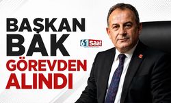 Başkan Bak görevden alındı!