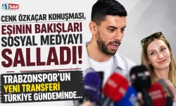 Trabzonspor'un yeni stoperinin açıklamaları, eşinin ise bakışları gündem oldu