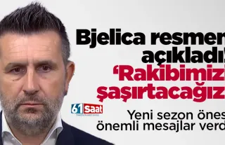 Trabzonspor'da Bjelica, 'Rakibimizi şaşırtacağız'