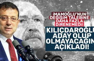 Kemal Kılıçdaroğlu: Aday olmayacağım...