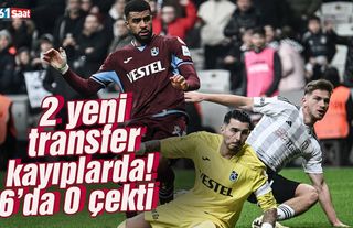 Trabzonspor'un 2 yeni transferi kayıplarda! 6'da 0 çekti...