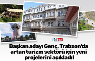 Başkan adayı Genç, Trabzon'da artan turizm sektörü için yeni projelerini açıkladı