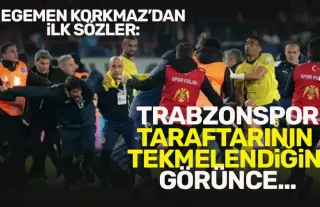 Egemen Korkmaz'dan olaylı Trabzonspor - Fenerbahçe maçının ardından ilk sözler!