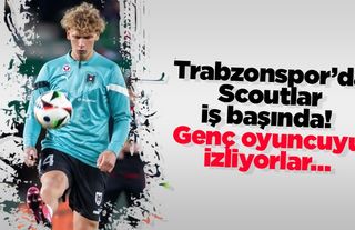 Trabzonspor’da Scoutlar iş başında! Genç oyuncuyu izliyorlar…