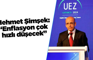 Mehmet Şimşek: “Enflasyon çok hızlı düşecek”