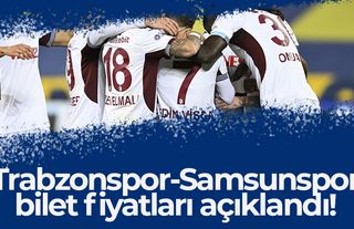 Trabzonspor-Samsunspor maçı bilet fiyatları açıklandı