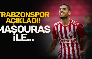 Trabzonspor'dan Masouras açıklaması geldi!