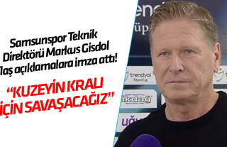 Samsunspor Teknik Direktörü Markus Gisdol'den flaş açıklama!
