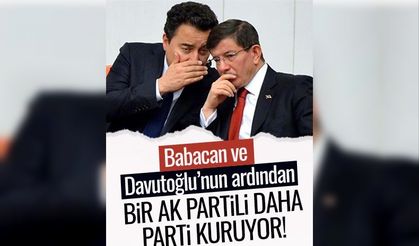 Ali Babacan ve Ahmet Davutoğlu'nun ardından eski AK Partili İdris Naim Şahin de parti kuruyor
