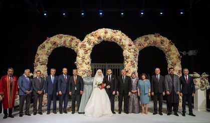 İSTANBUL - TBMM Başkanı Şentop'un oğlu Selahaddin Şentop evlendi