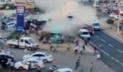 Mardin'de katliam gibi kaza! Freni patlayan TIR kalabalığın arasına daldı