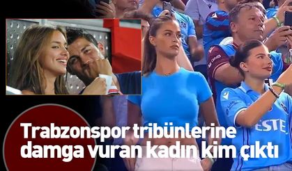 Trabzonspor-Kopenhag maçındaki kadın bakın kim çıktı
