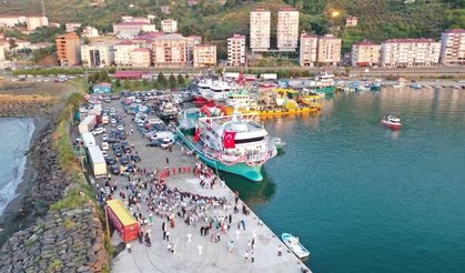 Trabzon'da balık avı sezonunun açılışı dolayısıyla tören düzenlendi