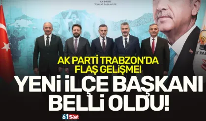 AK Parti Arsin yeni İlçe Başkanı belli oldu!
